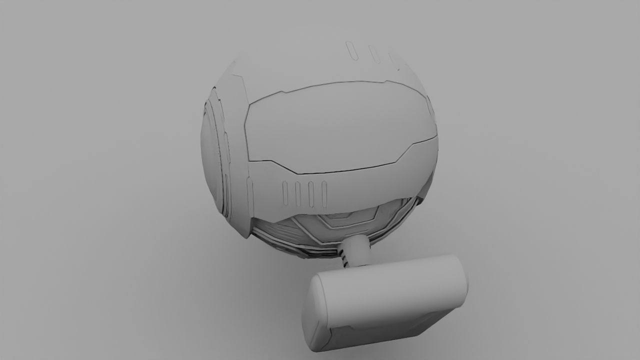 DRONE BOT  3D model_23