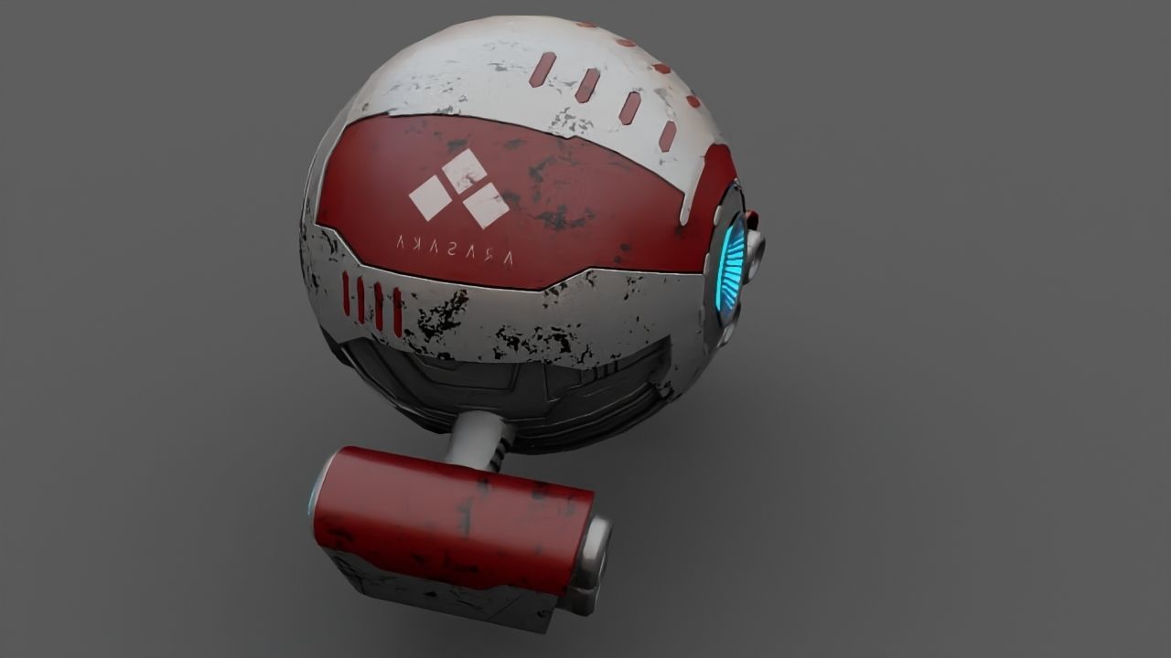 DRONE BOT  3D model_8