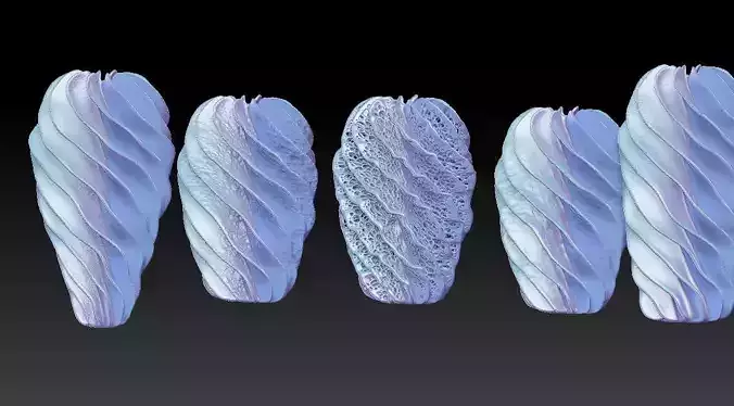 Decorative vases 3D print model