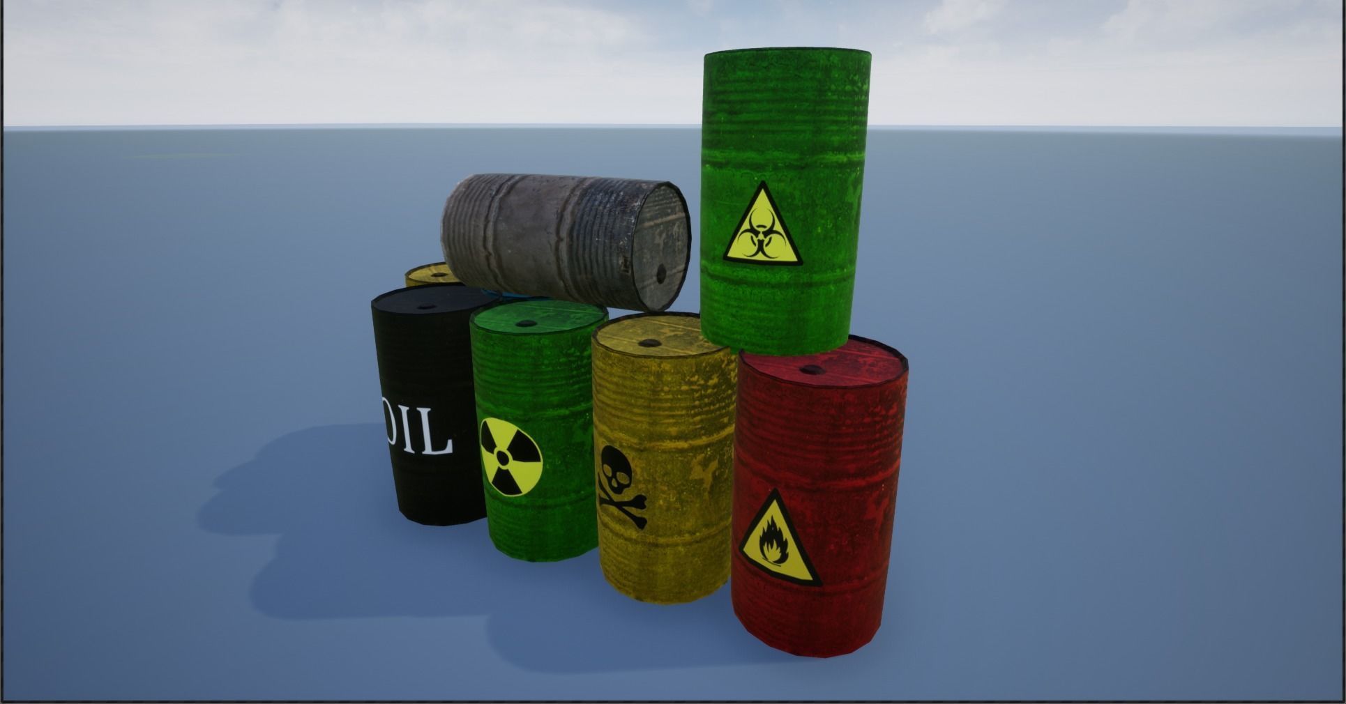 Warehouse Barrels-Pallets-Crates Collection _23