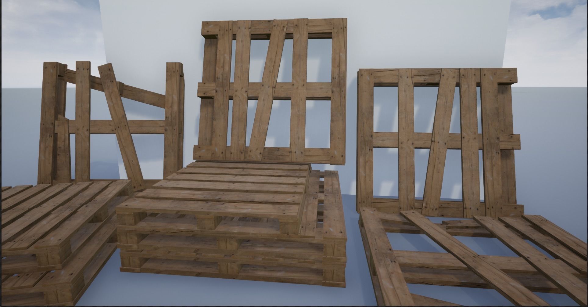 Warehouse Barrels-Pallets-Crates Collection _14