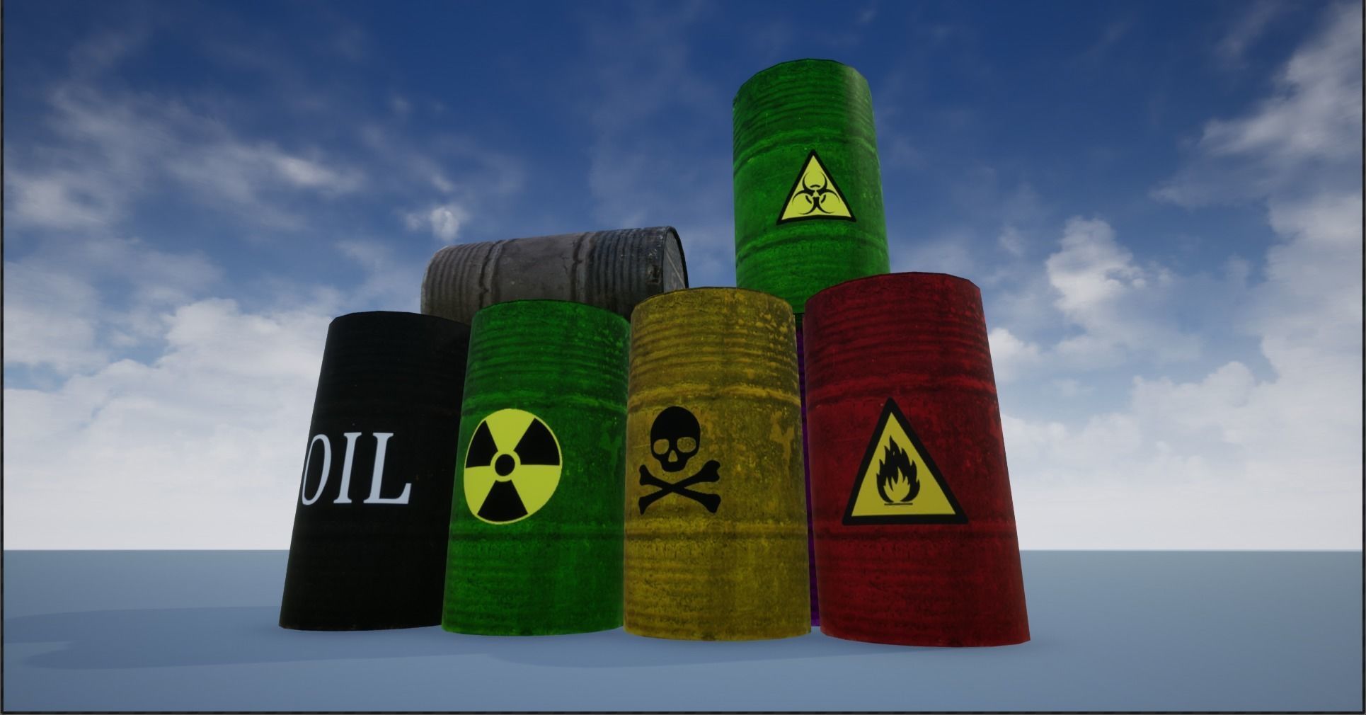 Warehouse Barrels-Pallets-Crates Collection _24