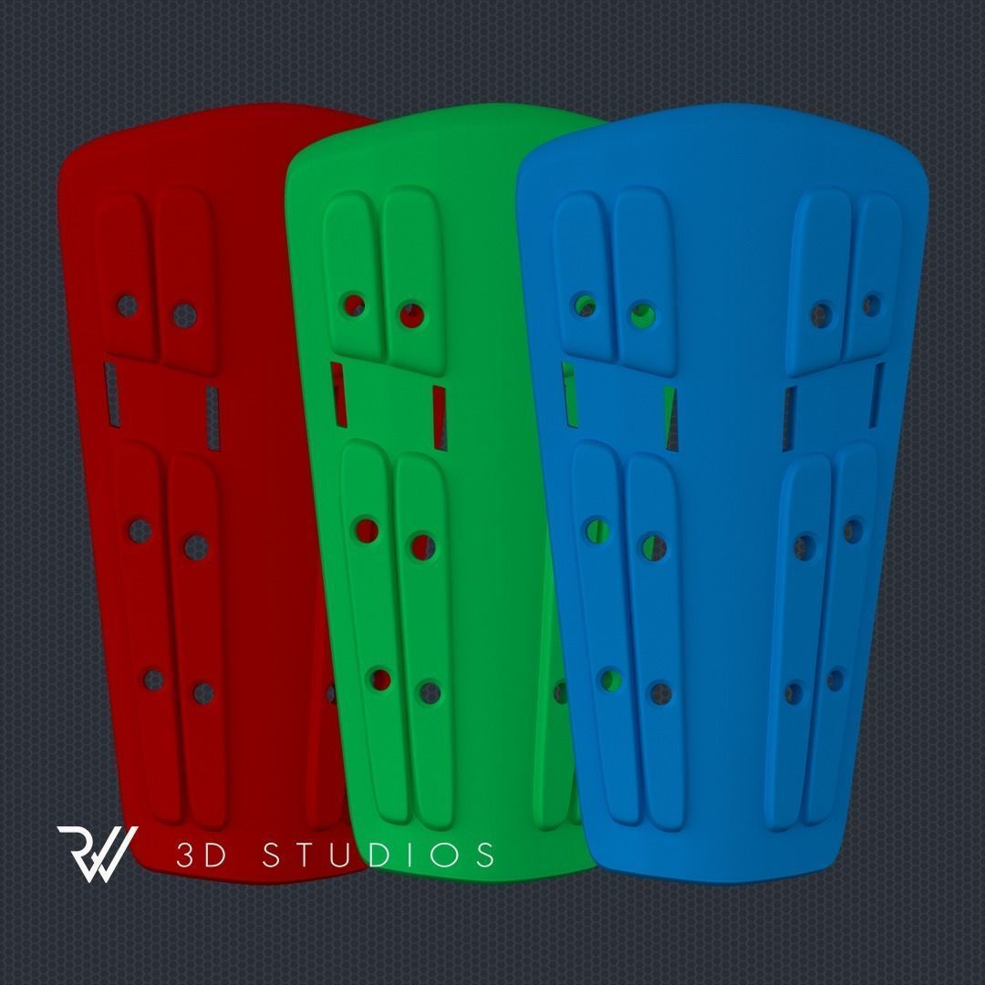 MK1 Ninja Shin Guard - STL File 3D print model_6