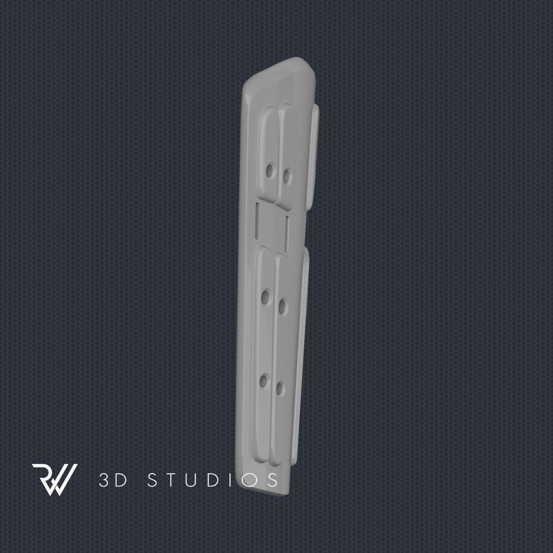 MK1 Ninja Shin Guard - STL File 3D print model_4