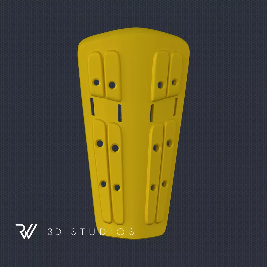 MK1 Ninja Shin Guard - STL File 3D print model_0