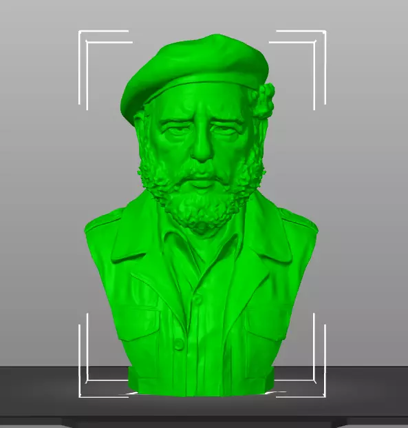 Fidel Castro 3D print model_18