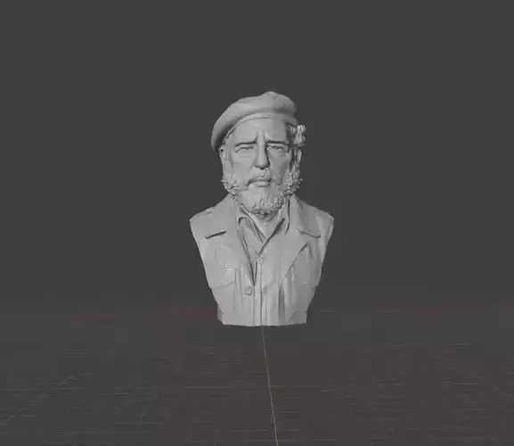 Fidel Castro 3D print model