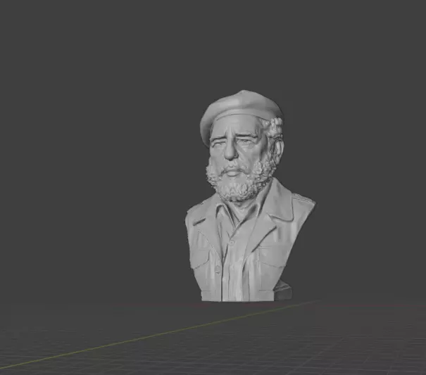 Fidel Castro 3D print model_5