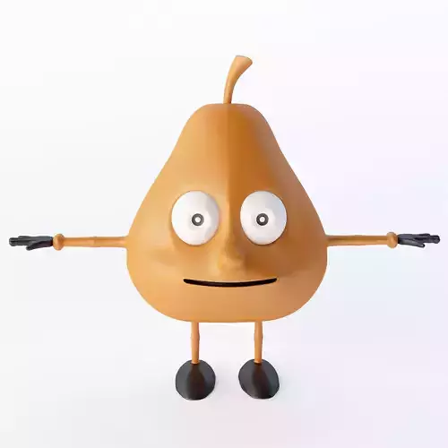 Toy pear figure-character 