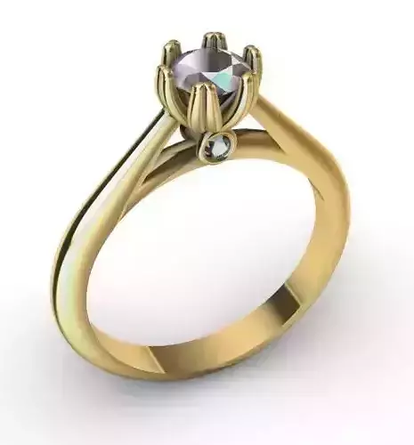 engagement ring 3 gems