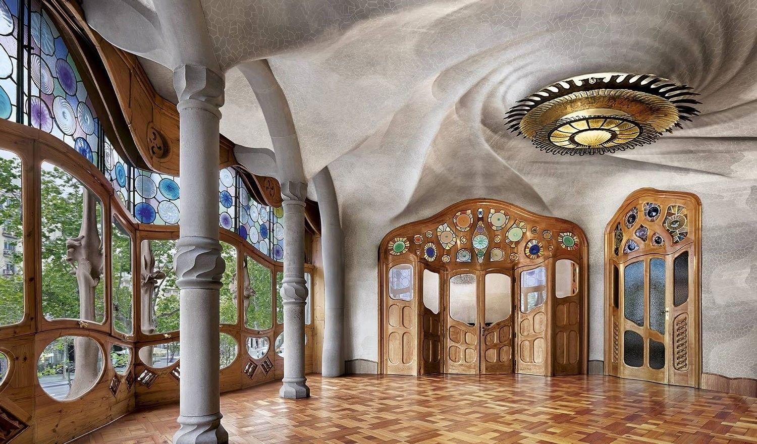 Column - Casa Batllo main room - Gaudi 3D model_13