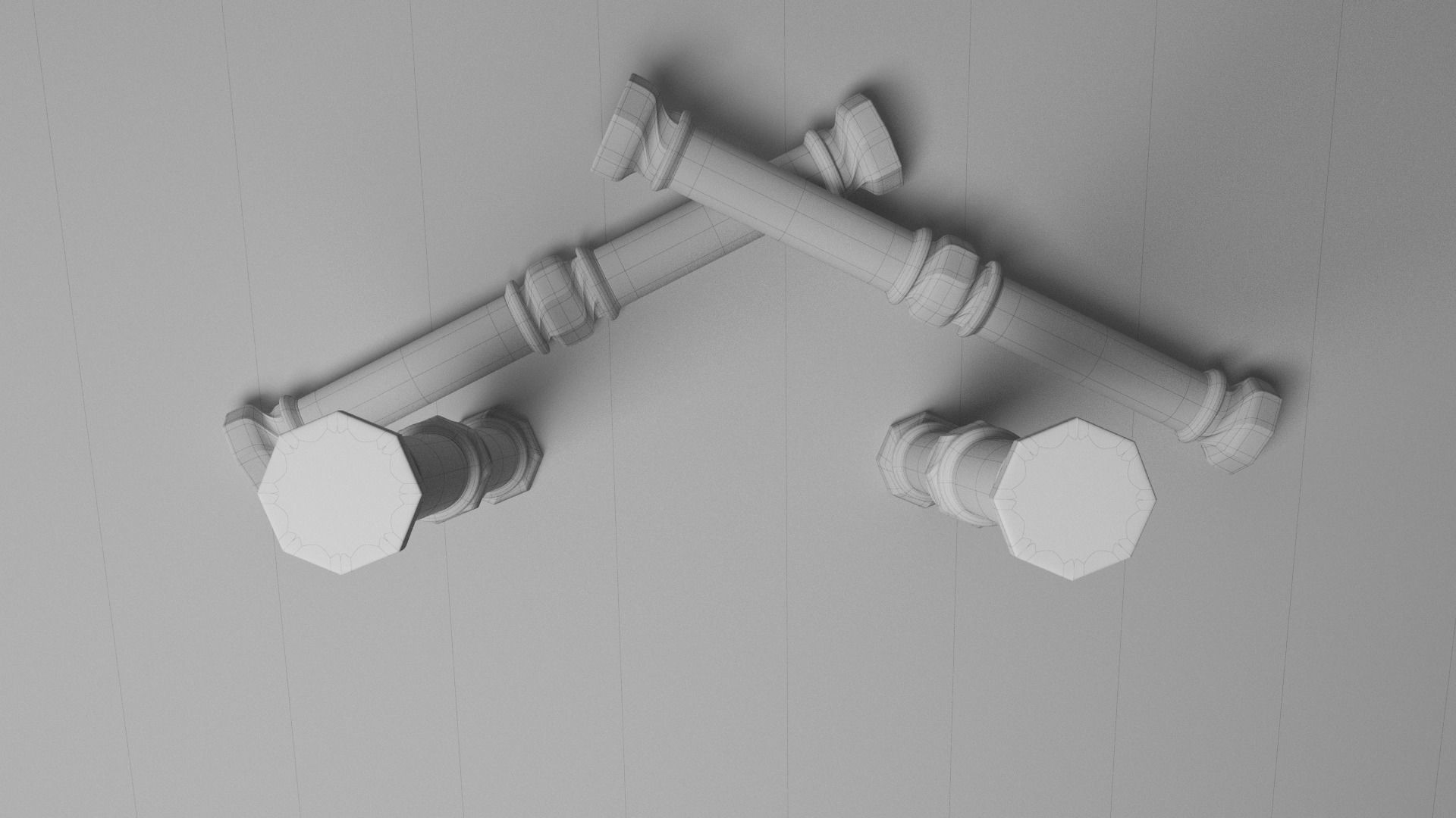 Column - Casa Batllo main room - Gaudi 3D model_9