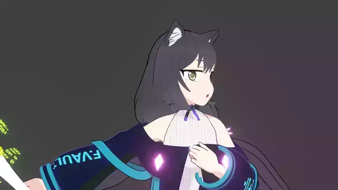 Kiruya momochi 3d anime