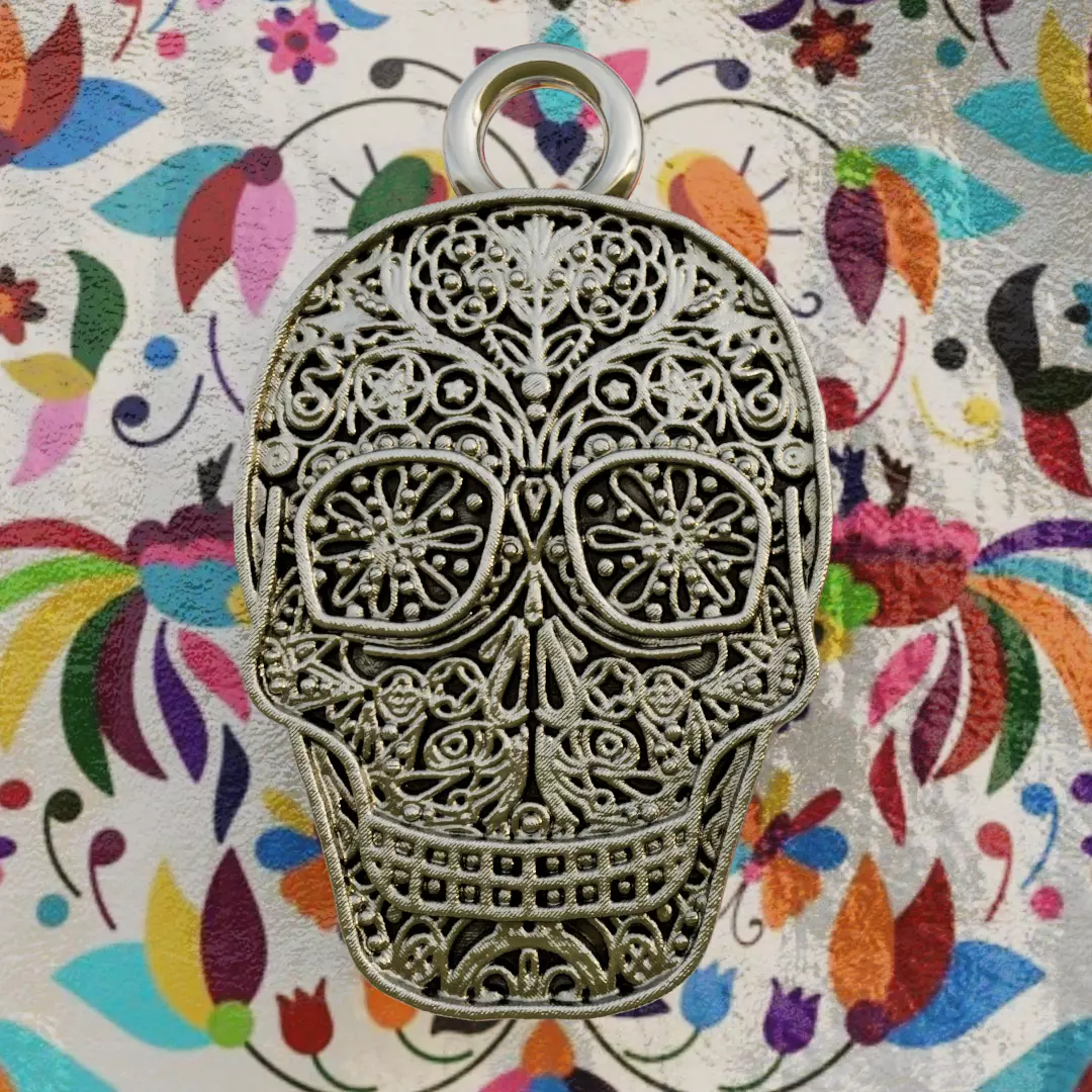 calaverita pendant - skull pendant 3D print model
