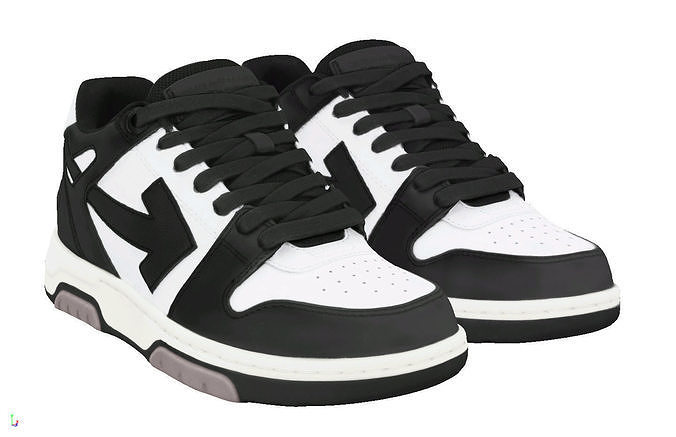 OFF-WHITE Out Of Office OW shoes 3D model