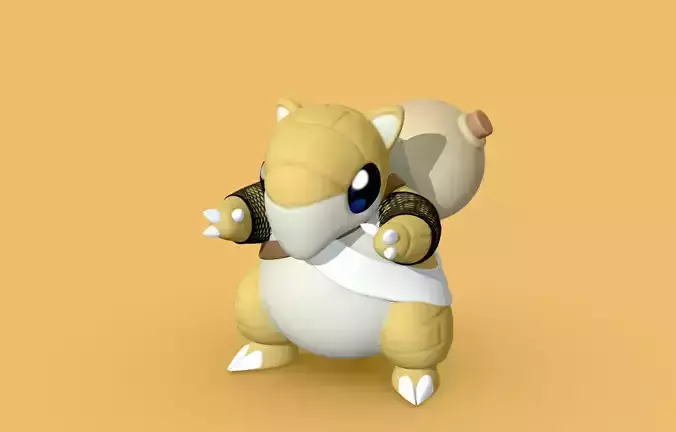 Sandshrew Gaara - 3D Print 3D print model