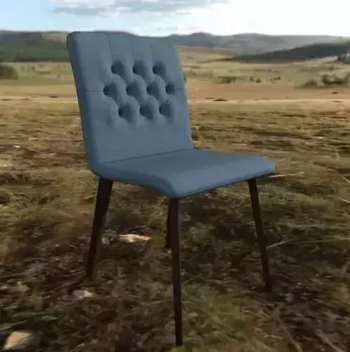 Armchair Modeling in 3DS Max  Low-poly 3D model