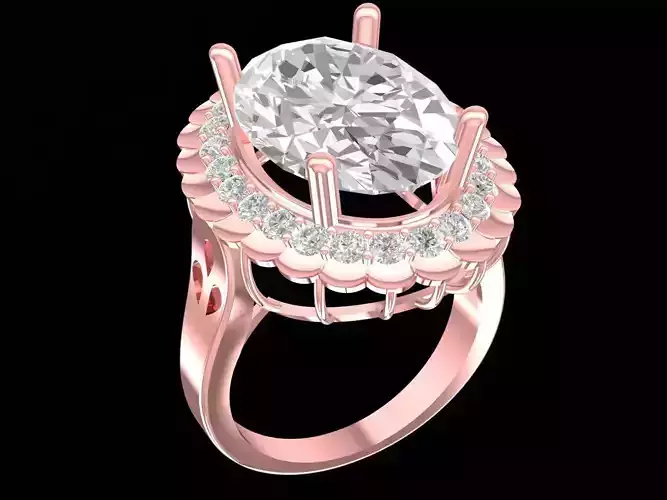 luxury diamond lady ring 3278