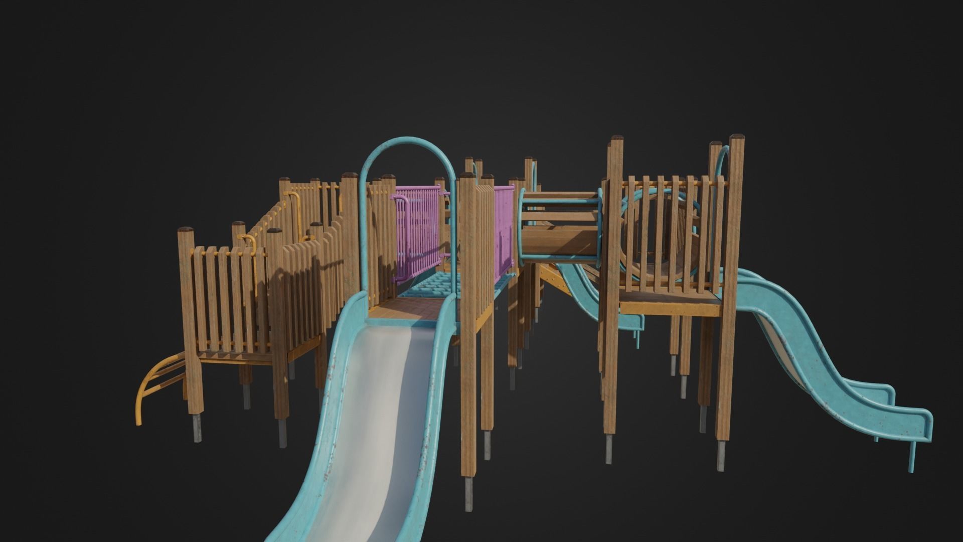 Playground toy 01 Low-poly 3D model_15