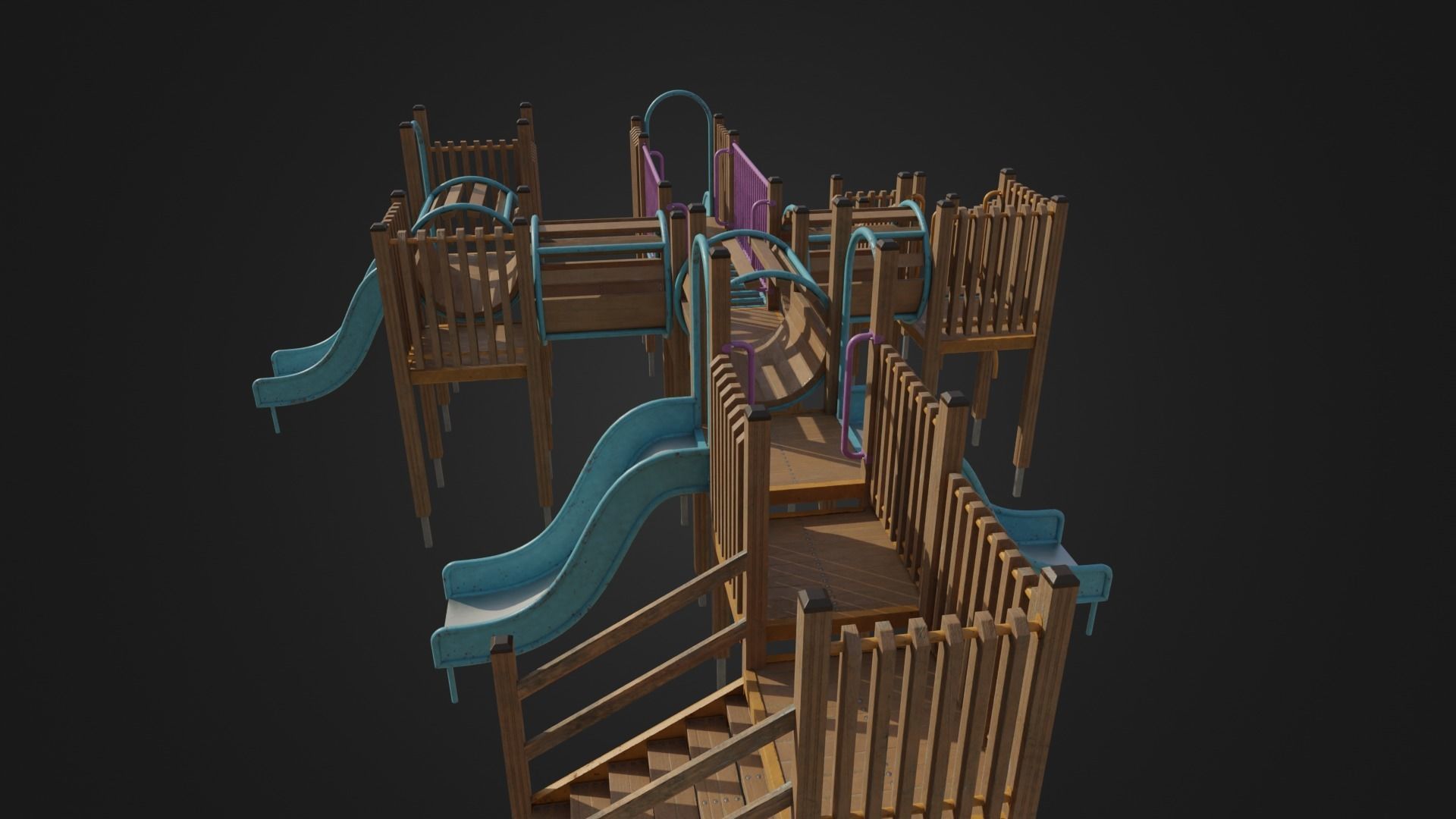 Playground toy 01 Low-poly 3D model_37