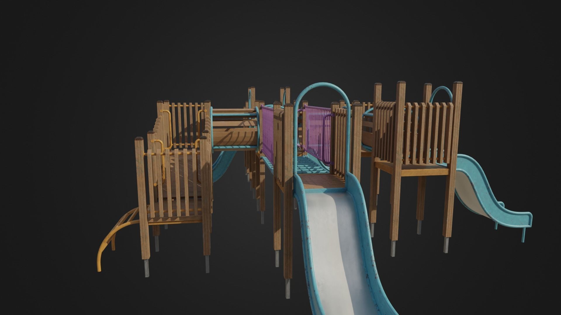 Playground toy 01 Low-poly 3D model_17