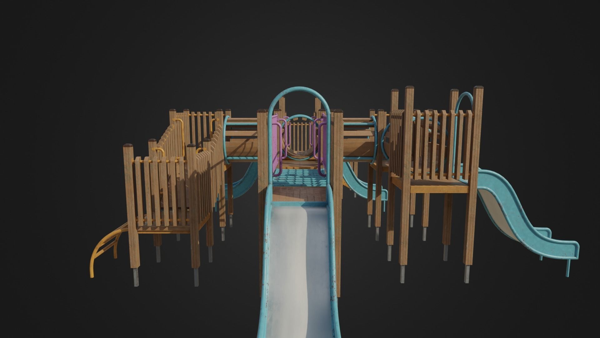Playground toy 01 Low-poly 3D model_16