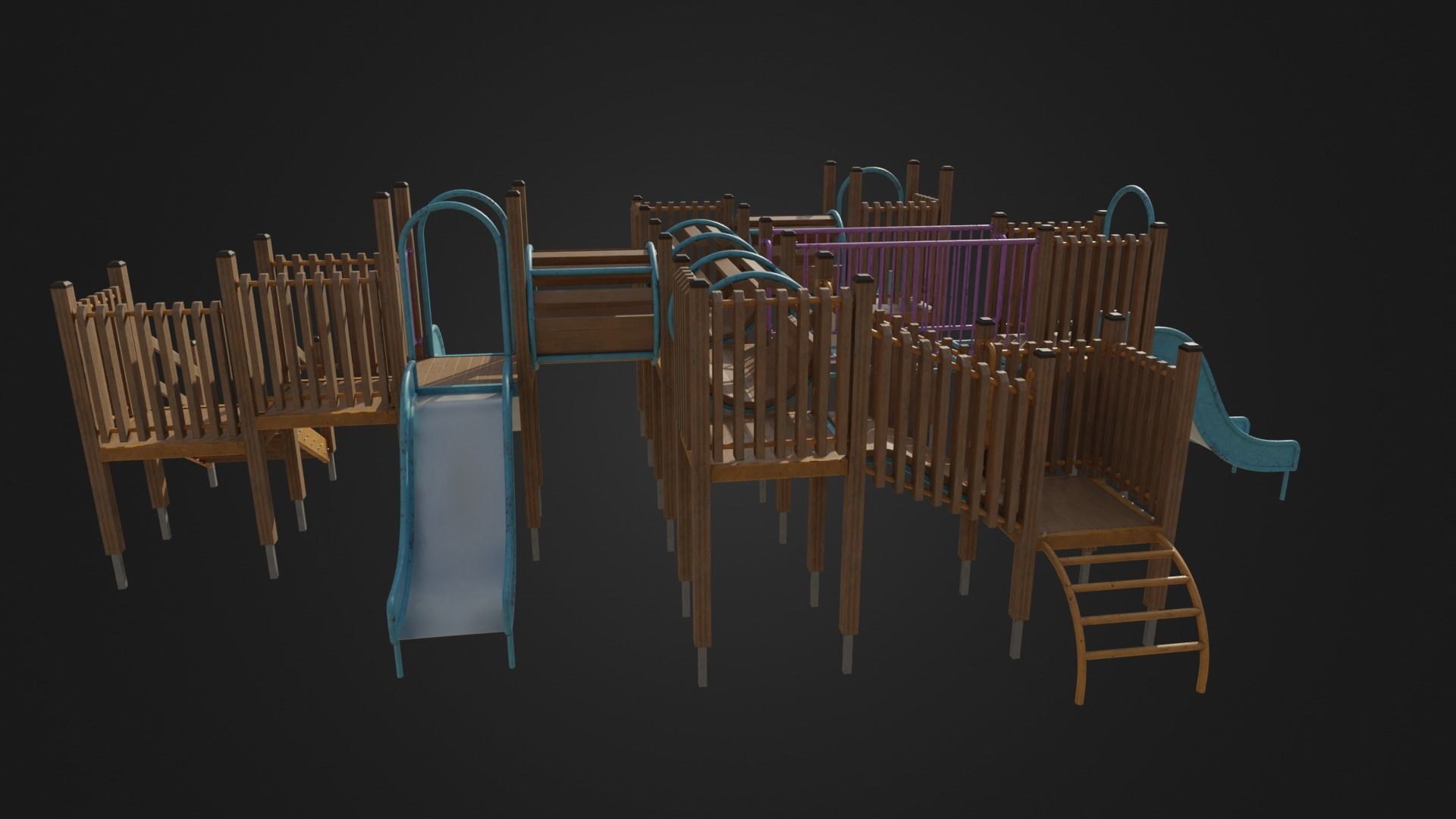 Playground toy 01 Low-poly 3D model_27