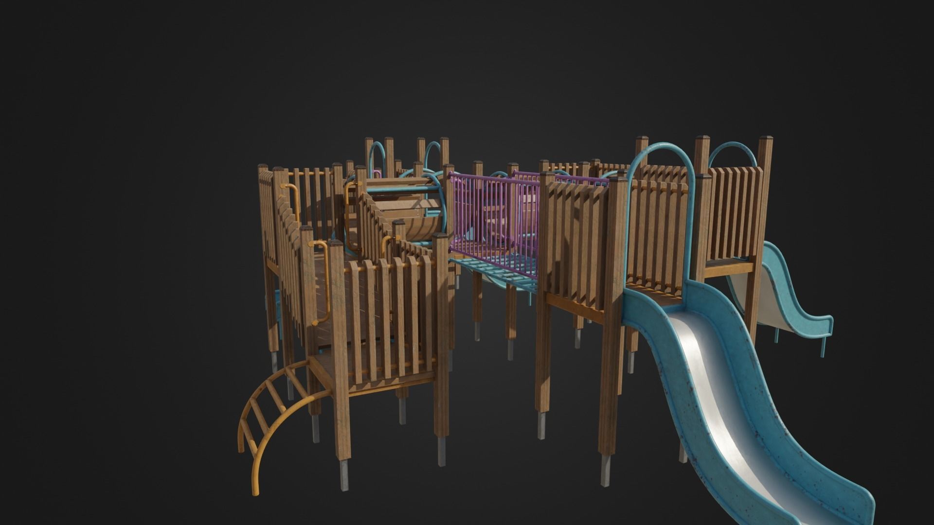 Playground toy 01 Low-poly 3D model_19