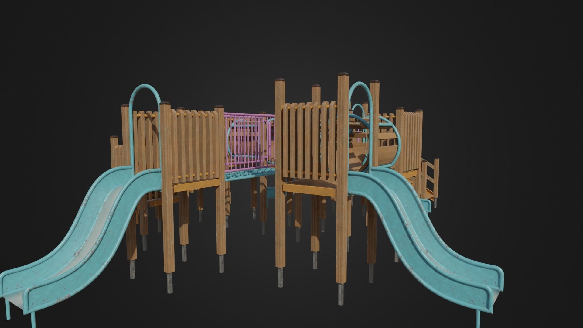 Playground toy 01 Low-poly 3D model_12