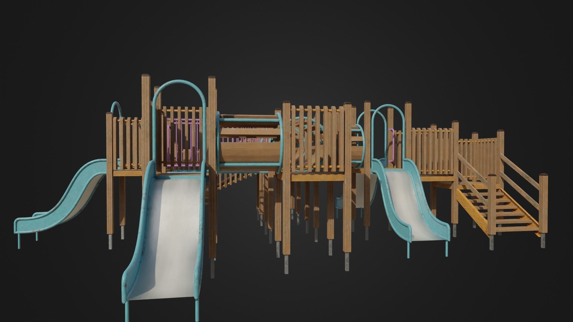 Playground toy 01 Low-poly 3D model_8