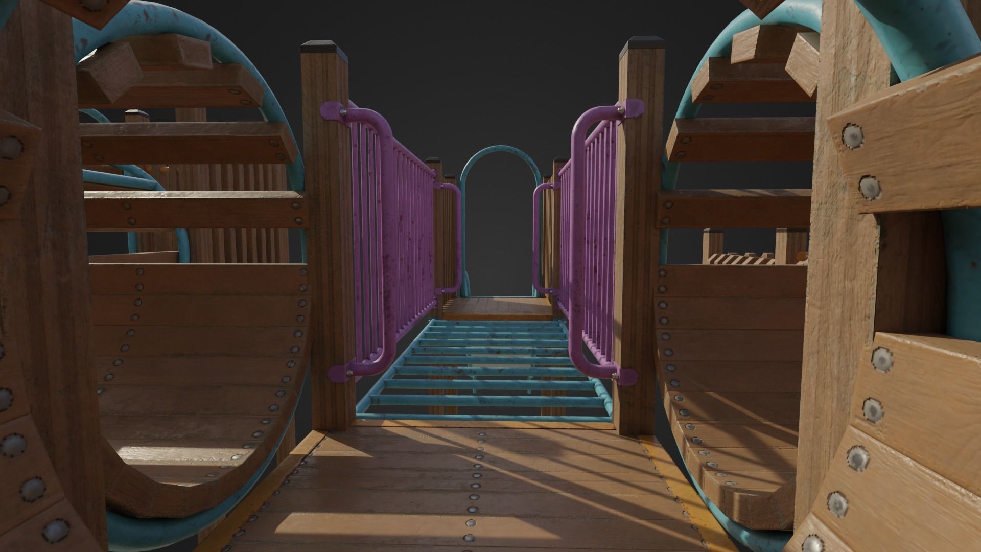 Playground toy 01 Low-poly 3D model_3