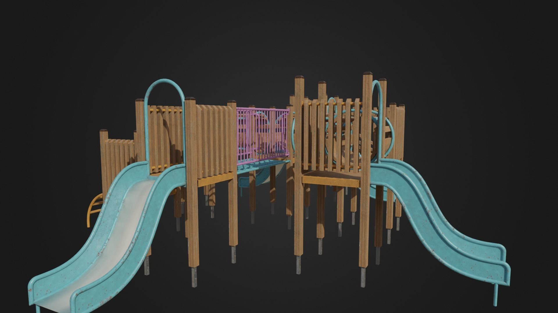 Playground toy 01 Low-poly 3D model_13