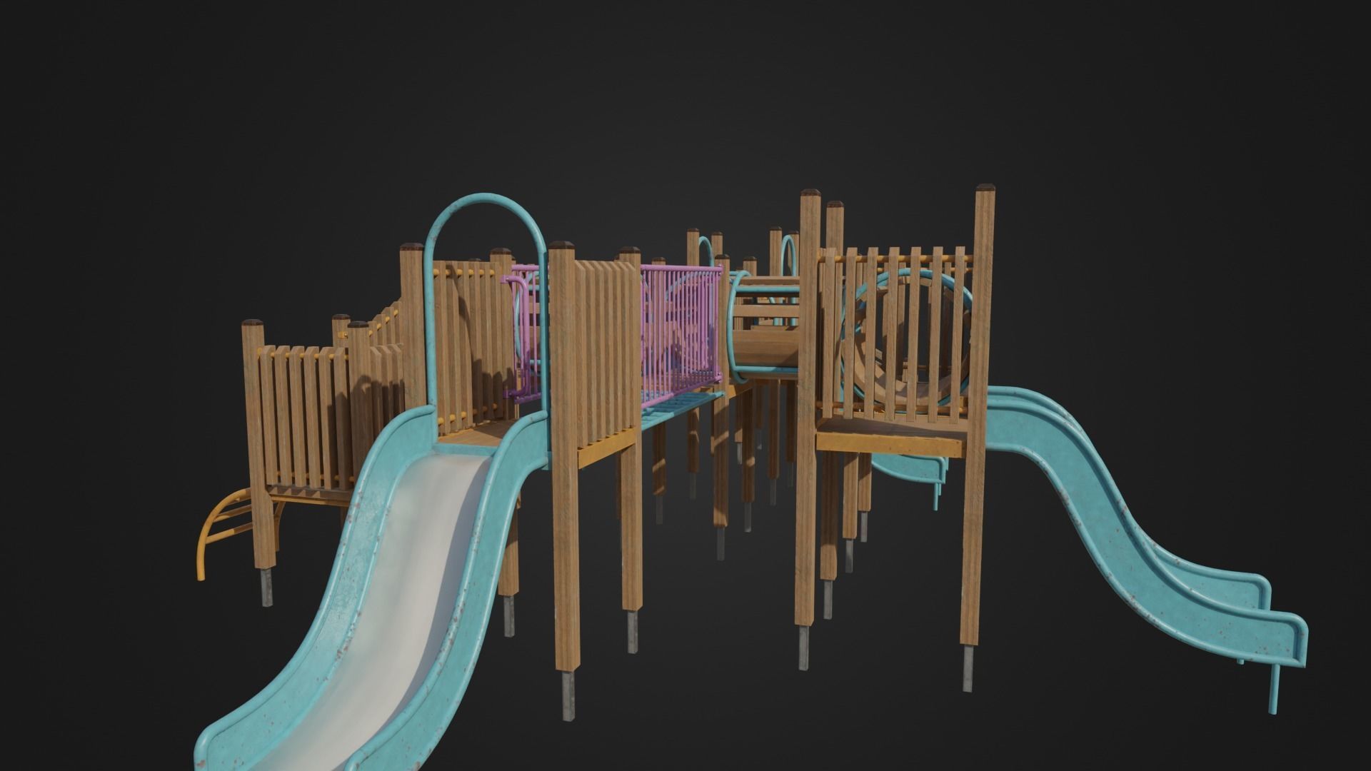 Playground toy 01 Low-poly 3D model_14