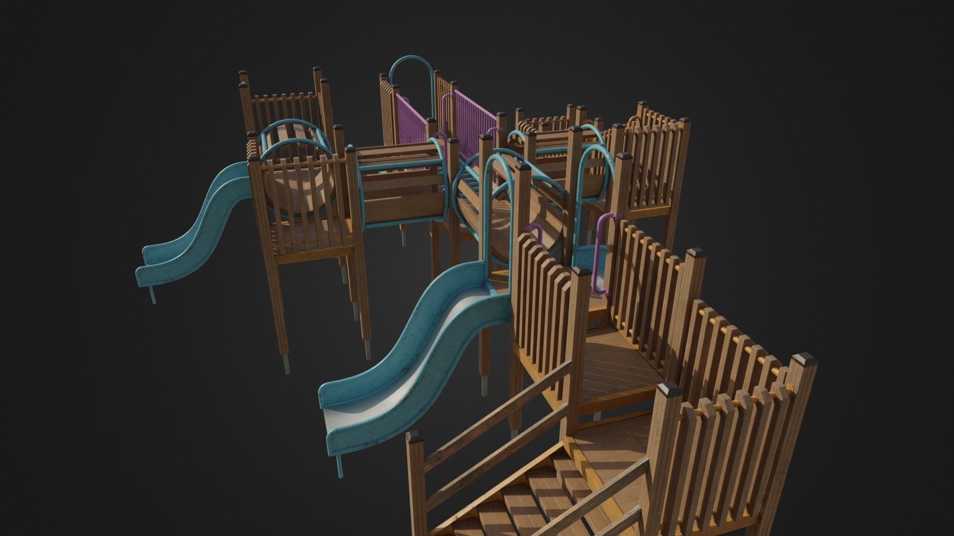 Playground toy 01 Low-poly 3D model_38