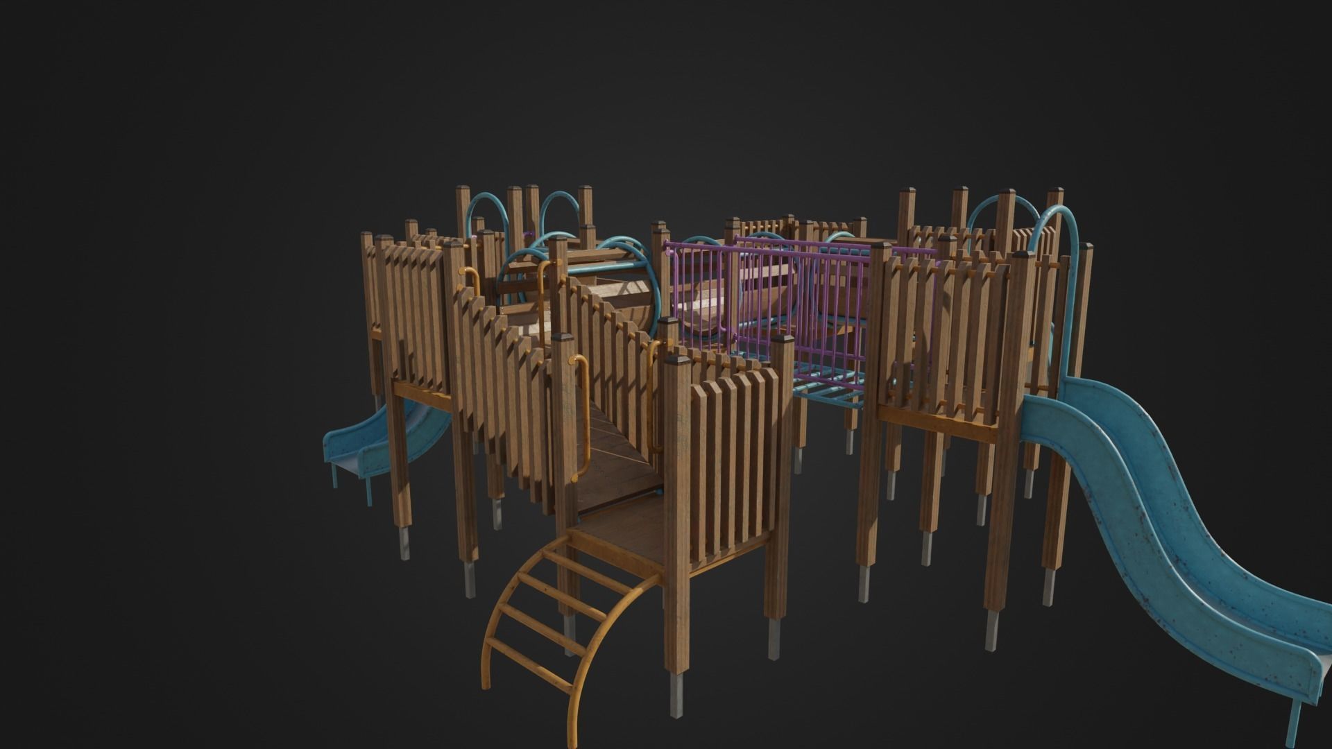 Playground toy 01 Low-poly 3D model_21