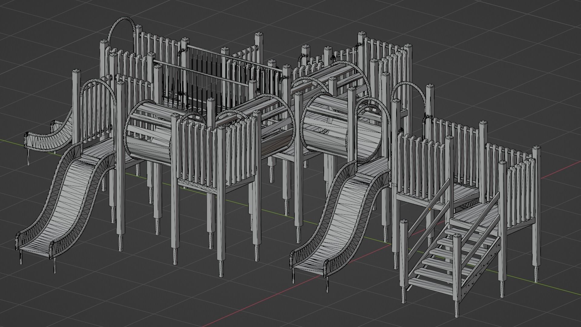 Playground toy 01 Low-poly 3D model_6