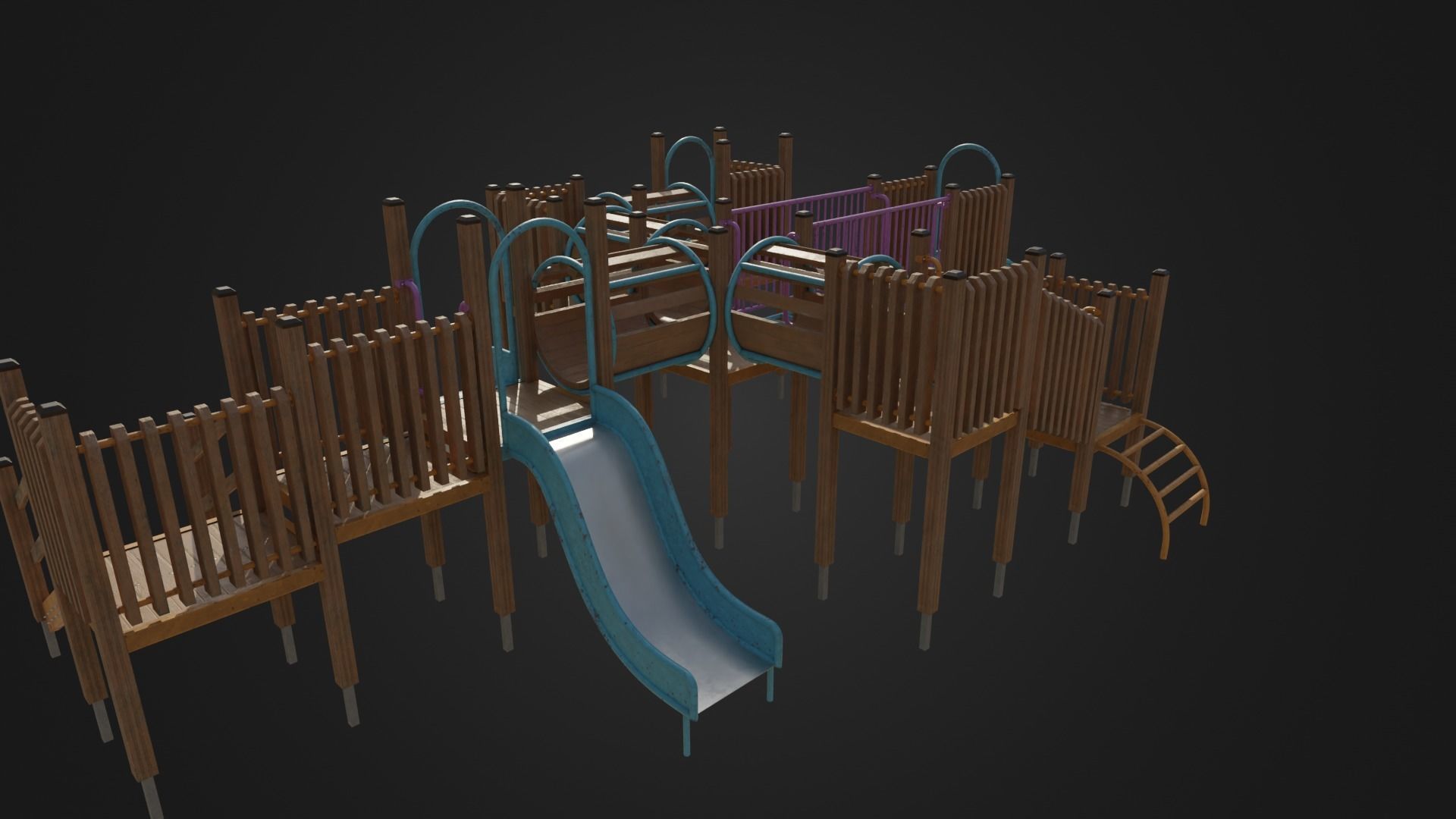 Playground toy 01 Low-poly 3D model_31