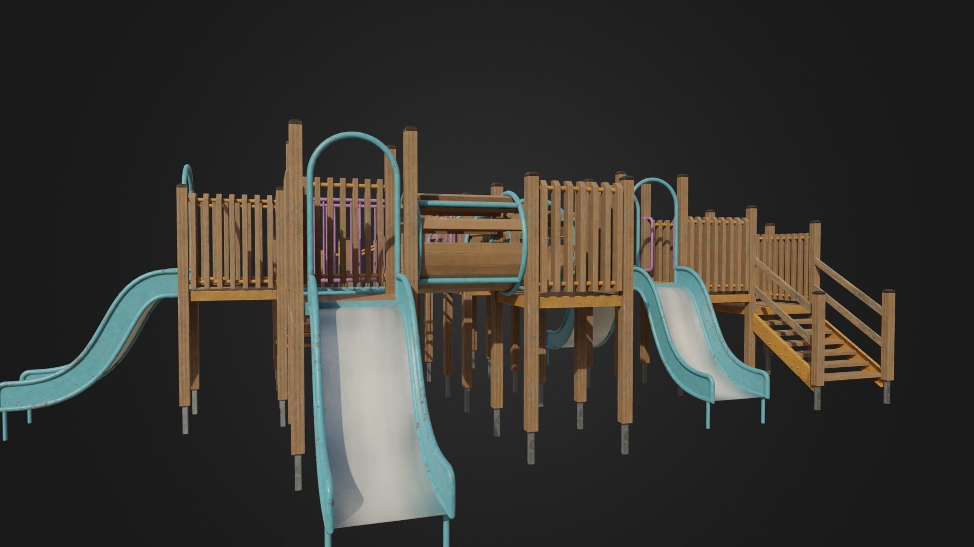 Playground toy 01 Low-poly 3D model_9