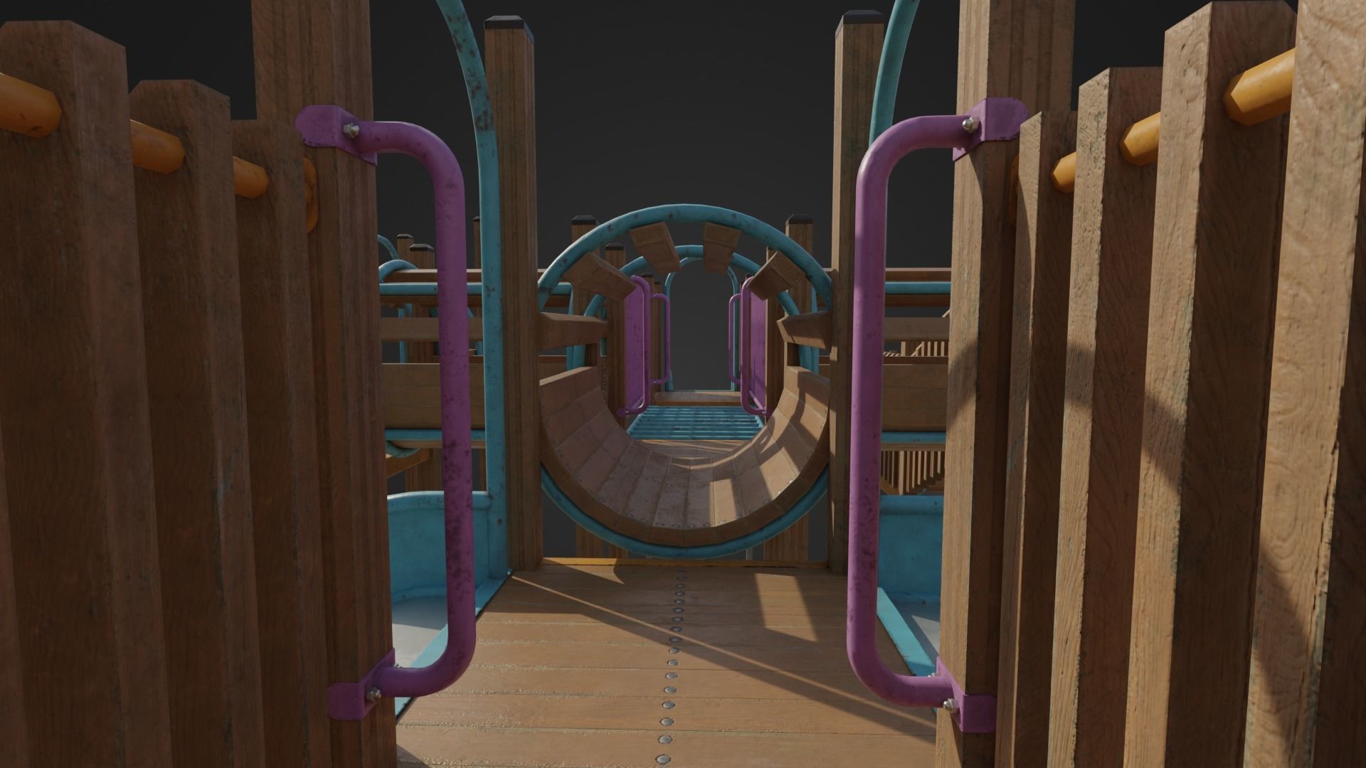 Playground toy 01 Low-poly 3D model_4