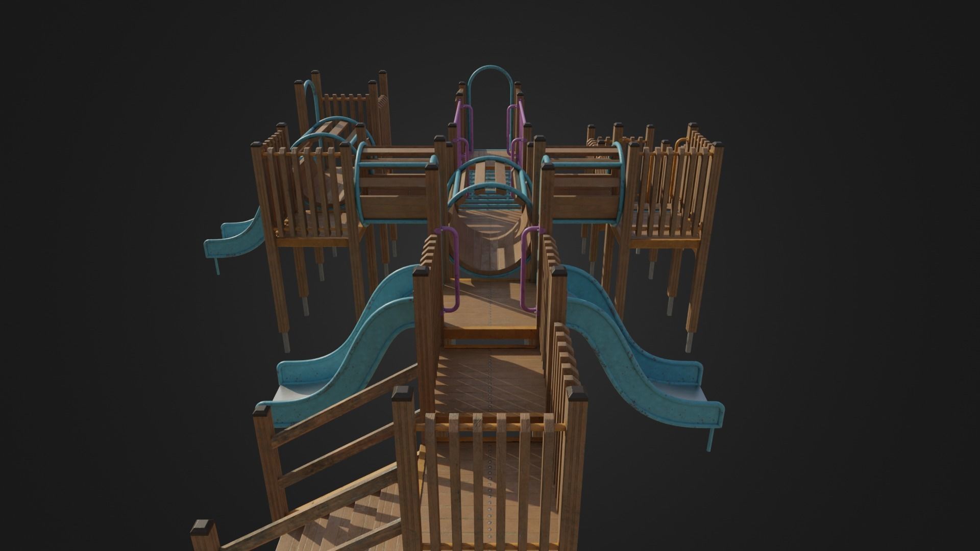 Playground toy 01 Low-poly 3D model_36