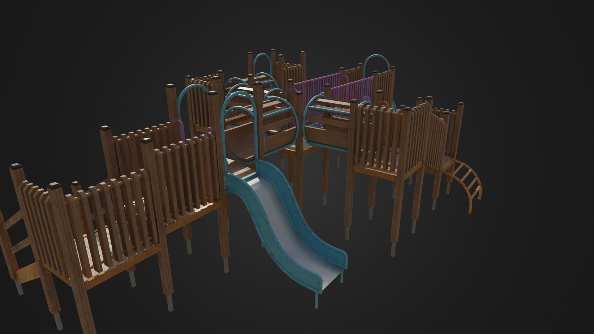 Playground toy 01 Low-poly 3D model_32
