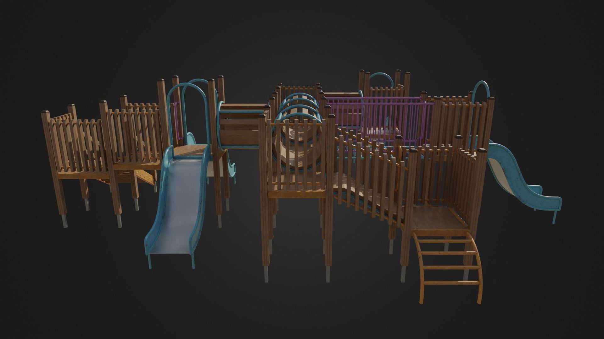 Playground toy 01 Low-poly 3D model_26