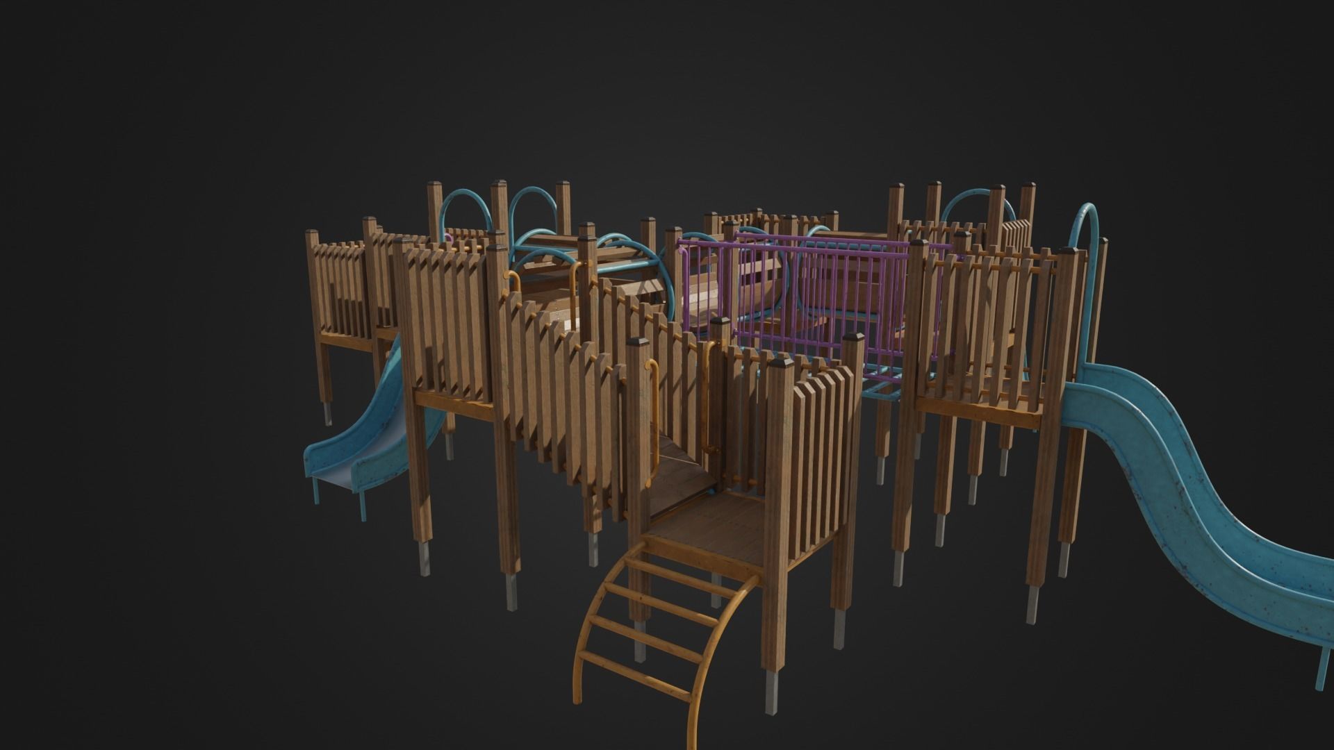 Playground toy 01 Low-poly 3D model_22