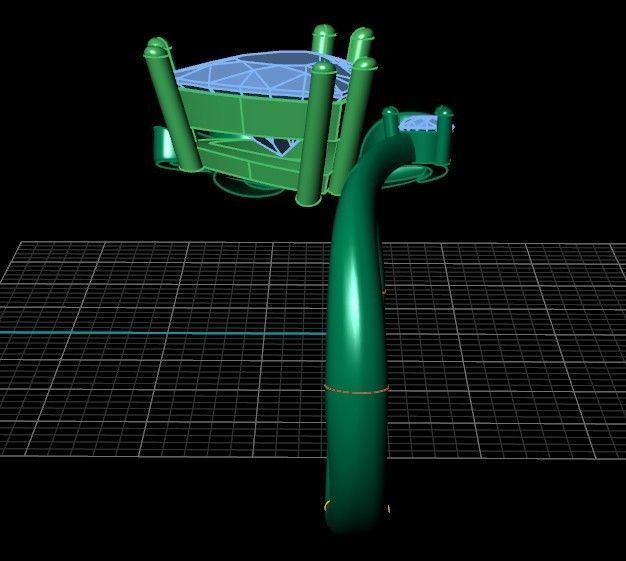 ring with stone trillion 3D print model_35