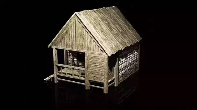 HOUSE VILLAGE  Low-poly 3D model