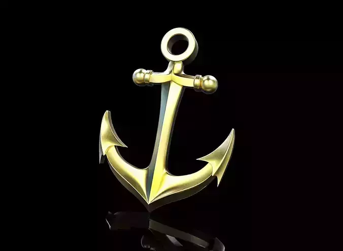 anchor  pendant 3D print model