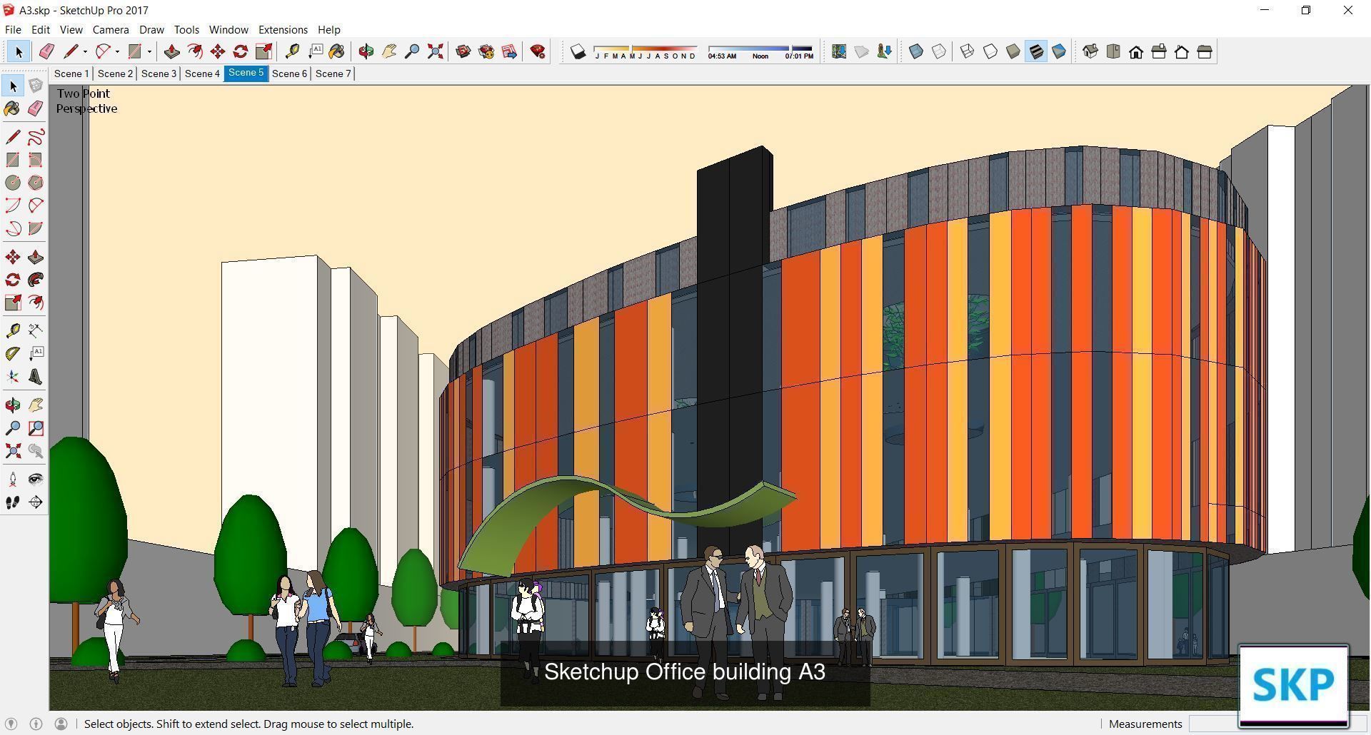 Collection 60 Sketchup Office models _292