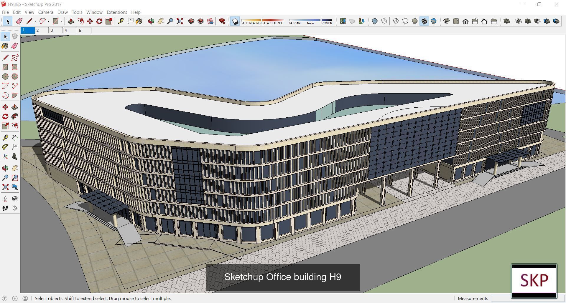 Collection 60 Sketchup Office models _328