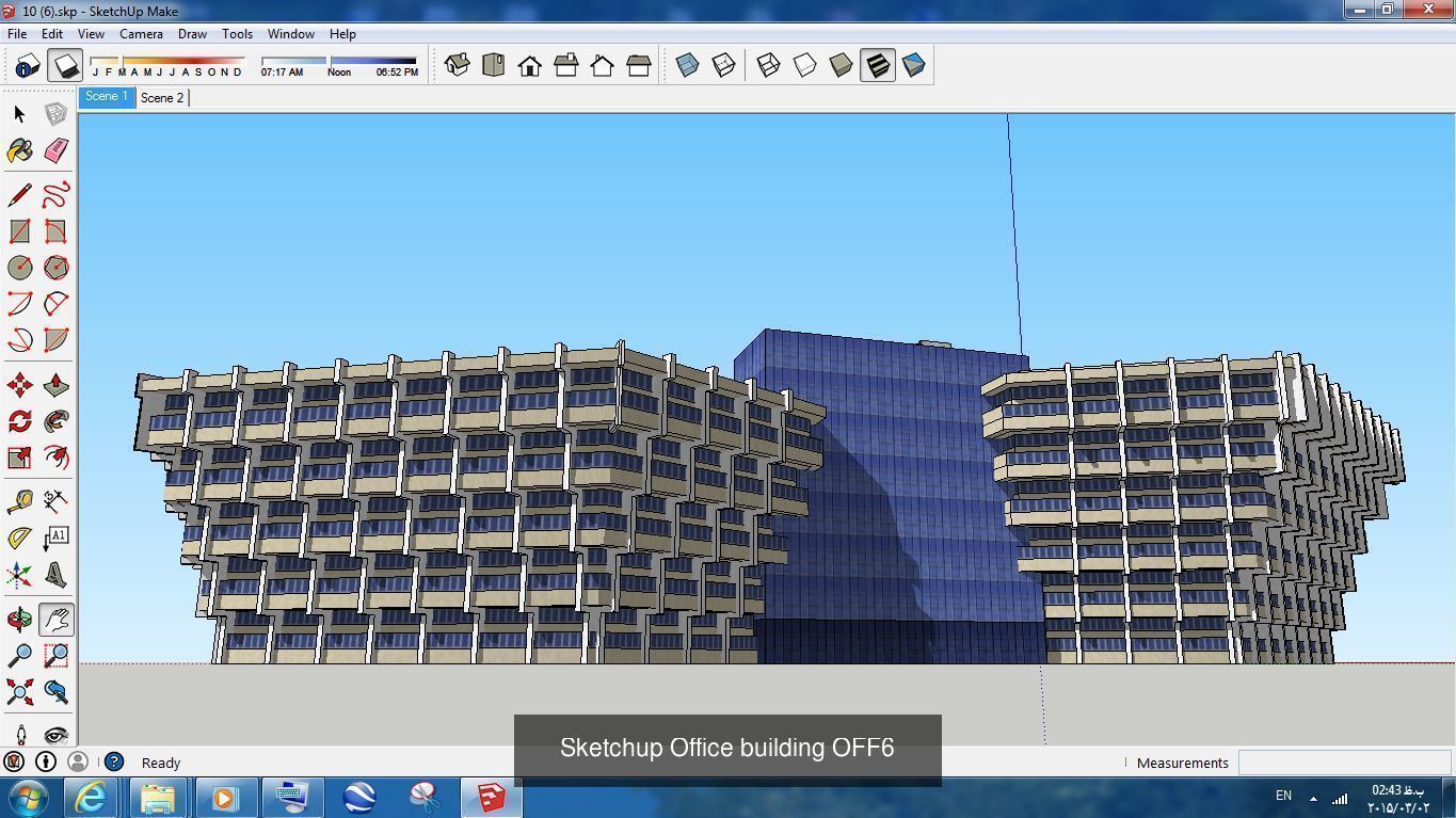 Collection 60 Sketchup Office models _356