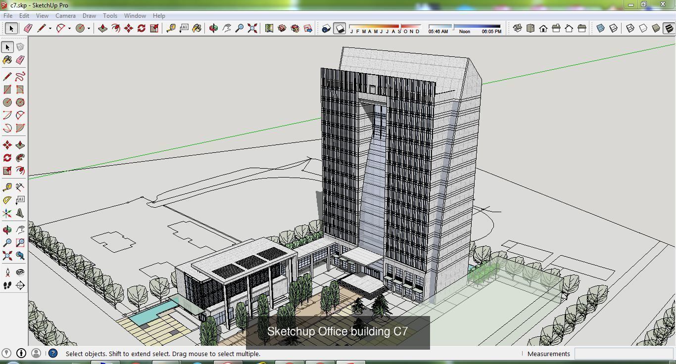 Collection 60 Sketchup Office models _306